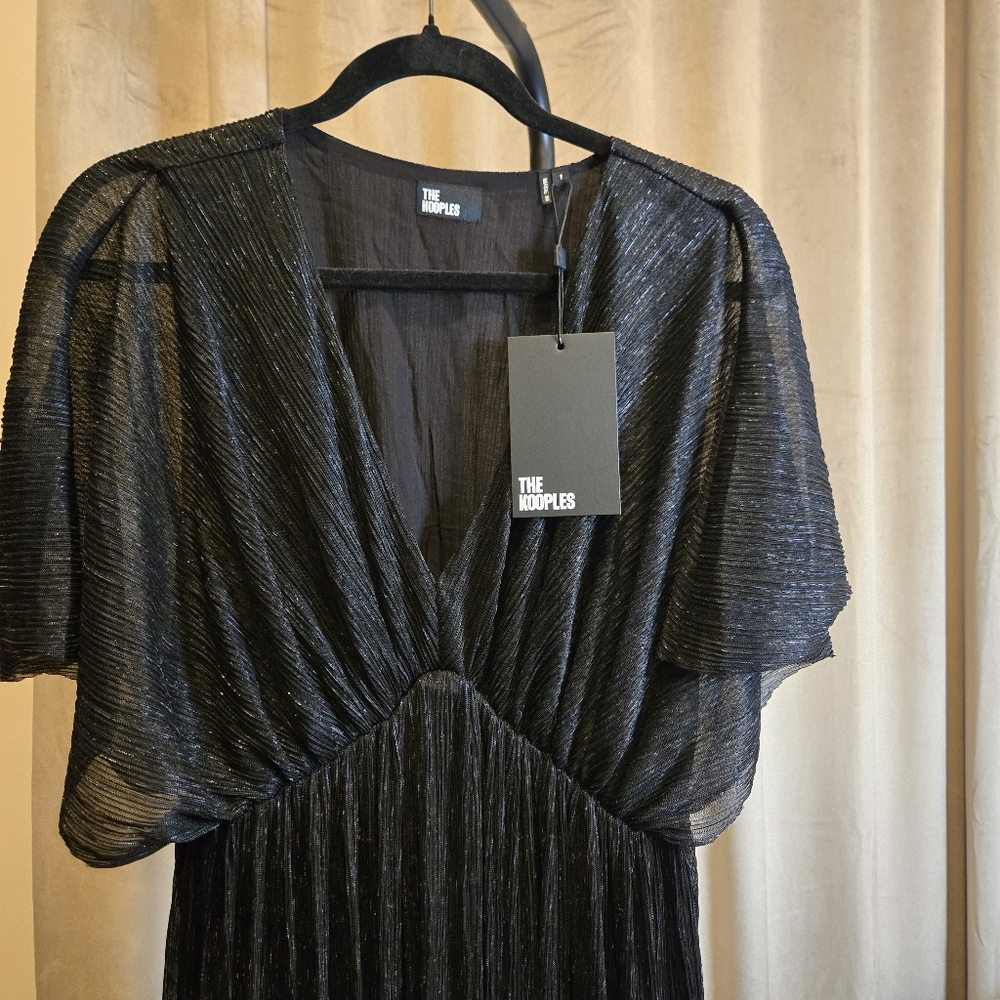 The Kooples Shimmering Black Dress (1)
